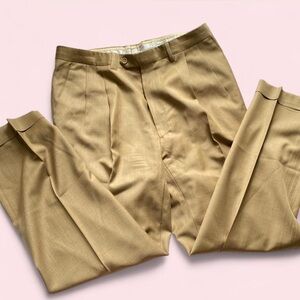 Santorelli Men's Light Brown Dress Pants